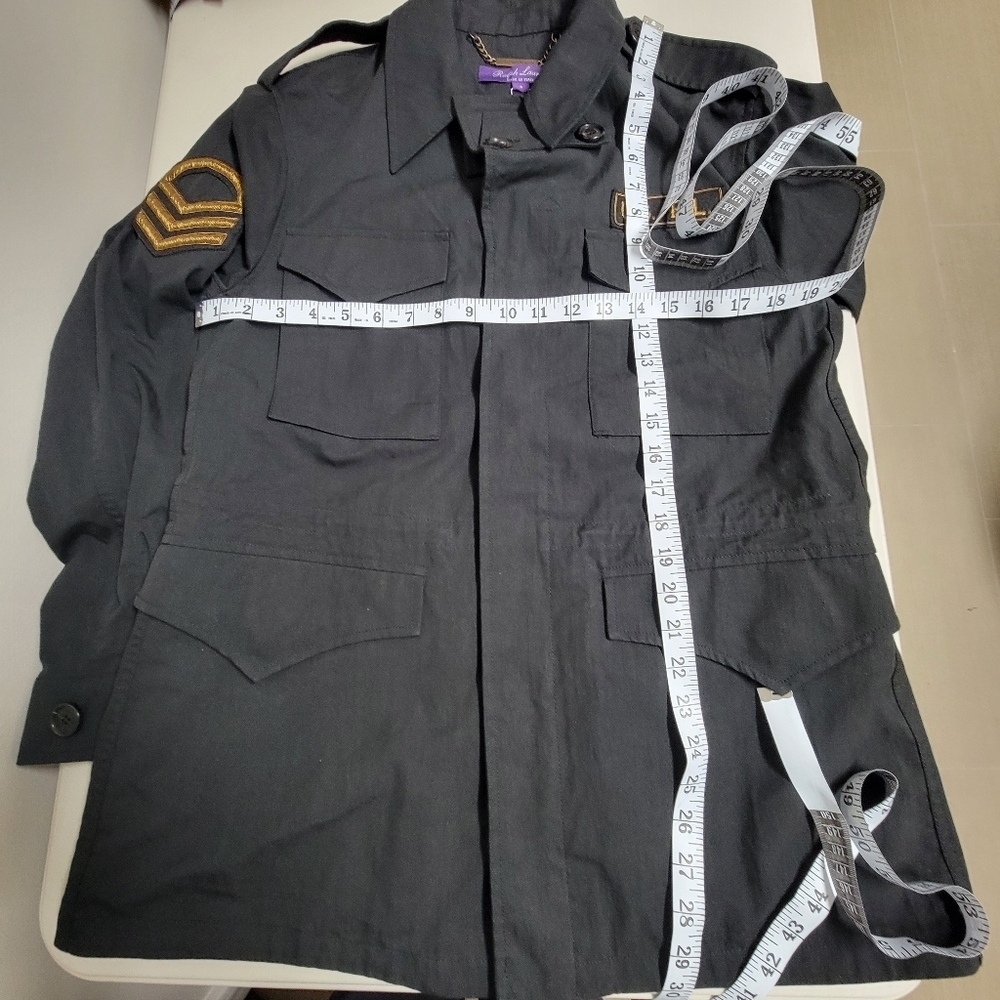 Ralph Lauren NWT Purple Label Field Military Jacket Women's Size 8. - Picture 10 of 14